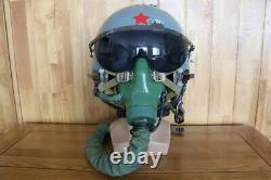 Chinese air force fighter pilot helmet, oxygen mask YM-9915G