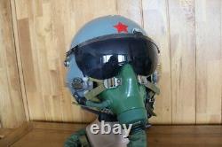 Chinese air force fighter pilot helmet, oxygen mask YM-9915G