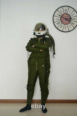 Chinese pilot Flight Helmet, Black Sun Visor flying suit