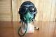 Cold war, Early Mig-15 Pilot Winter Leather Flight Helmet, Oxygen Mask, Goggles