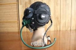 Cold war, Early Mig-15 Pilot Winter Leather Flight Helmet, Oxygen Mask, Goggles