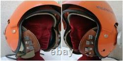 ELMETTO CASCO PILOTA POLACCO AERONAUTICA THL-5-5W NVA DDR Pilot Flight Helmet