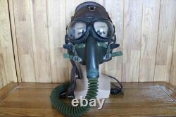 Early Air Force MiG Pilot Southern Winter Helmet, Oxygen mask, Big eye Goggles