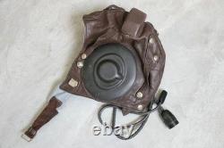 Early Air Force MiG Pilot Southern Winter Helmet, Oxygen mask, Brown Goggles