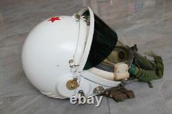 Early Air Force Mig-21 Pilot Flight Helmet, Anti G Fly Suit Dc-7