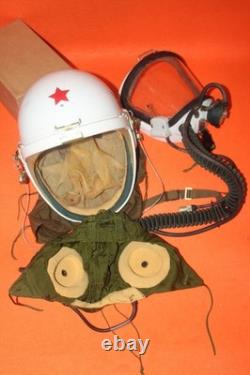 Early Air Force Mig Pilot High Altitude Helmet+ Flight Hat
