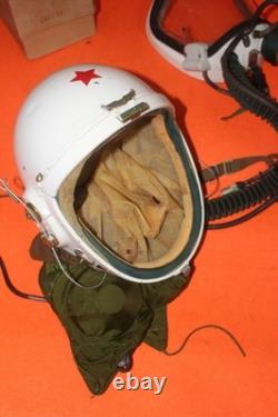 Early Air Force Mig Pilot High Altitude Helmet+ Flight Hat