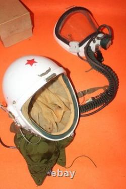 Early Air Force Mig Pilot High Altitude Helmet+ Flight Hat