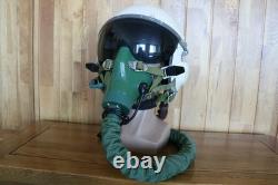 Early Chinese Air Force Mig-21 Fighter Pilot Helmet, Oxygen Mask