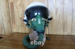Early Chinese Air Force Mig-21 Fighter Pilot Helmet, Oxygen Mask