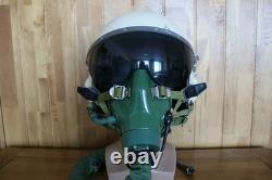 Early Chinese Air Force Mig-21 Fighter Pilot Helmet, Oxygen Mask