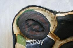 Early Chinese Air Force Mig-21 Fighter Pilot Helmet, Oxygen Mask