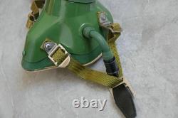 Early Chinese Air Force Mig-21 Fighter Pilot Helmet, Oxygen Mask