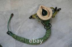 Early Chinese Air Force Mig-21 Fighter Pilot Helmet, Oxygen Mask