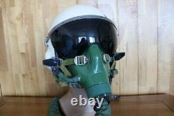 Early Chinese MiG-21 Fighter Pilot Helmet(0#/largest), Oxygen Mask Ym-9915G