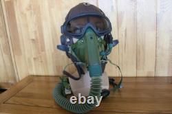 Early Chinese MiG Pilot Leather Flight Helmet, Biker Goggles, Oxygen mask