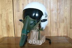 Early Fighter Pilot Flying Helmet(1#), Black sunvisor, Oxygen Mask YM-6505(1#)