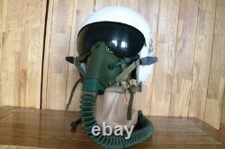 Early Fighter Pilot Flying Helmet(1#), Black sunvisor, Oxygen Mask YM-6505(1#)