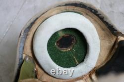Early Fighter Pilot Flying Helmet(1#), Black sunvisor, Oxygen Mask YM-6505(1#)