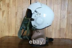 Early Fighter Pilot Flying Helmet, Black sunvisor, Oxygen Mask Ym6505