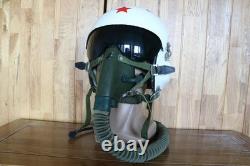 Early Fighter Pilot Flying Helmet, Black sunvisor, Oxygen Mask Ym6505