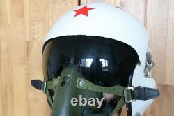Early Fighter Pilot Flying Helmet, Black sunvisor, Oxygen Mask Ym6505