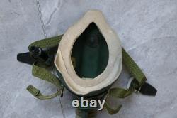 Early Fighter Pilot Flying Helmet, Black sunvisor, Oxygen Mask Ym6505