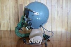 Early High Altitude Mig-21 Fighter Pilot Helmet, Oxygen Mask