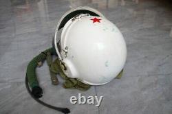 Early High Altitude Mig Fighter Pilot Helmet, 1#/largest No. 8603088