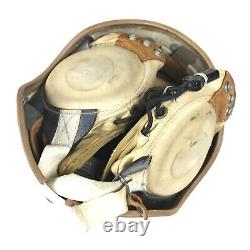 Early Jet Us Air Force Usaf Prototype Flight Helmet Dh-41 Gentex Pilot Usaf