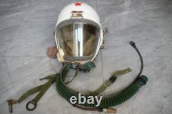 Early MiG Pilot High Altitude Helmet, Surplus Anti G Fly Suit