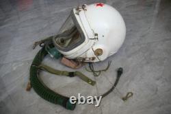 Early MiG Pilot High Altitude Helmet, Surplus Anti G Fly Suit