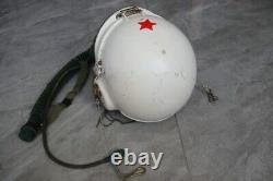 Early MiG Pilot High Altitude Helmet, Surplus Anti G Fly Suit