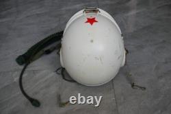 Early MiG Pilot High Altitude Helmet, Surplus Anti G Fly Suit