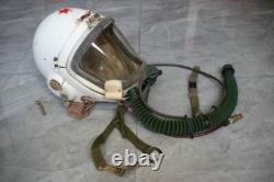 Early MiG Pilot High Altitude Helmet, Surplus Anti G Fly Suit