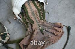 Early MiG Pilot High Altitude Helmet, Surplus Anti G Fly Suit