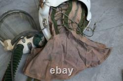 Early MiG Pilot High Altitude Helmet, Surplus Anti G Fly Suit