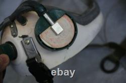 Early MiG Pilot High Altitude Helmet, Surplus Anti G Fly Suit