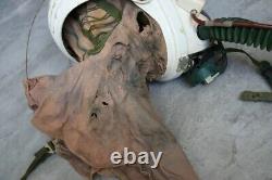Early MiG Pilot High Altitude Helmet, Surplus Anti G Fly Suit
