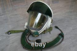 Early Mig Fighter Pilot High Altitude Helmet, Pull Down Sunvisor
