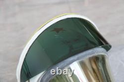 Early Mig Fighter Pilot High Altitude Helmet, Pull Down Sunvisor