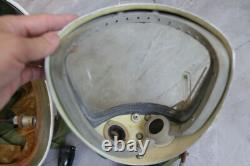 Early Mig Fighter Pilot High Altitude Helmet, Pull Down Sunvisor