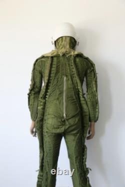 Early Mig Pilot Helmet, Anti Load Flight Suit