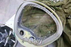 Early Mig Pilot Helmet, Anti Load Flight Suit