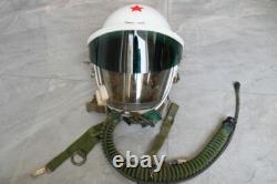 Early air force mig-21 pilot flight helmet, anti load fly suit dc-3