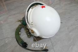 Early air force mig-21 pilot flight helmet, anti load fly suit dc-3