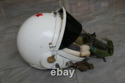 Early air force mig-21 pilot flight helmet, anti load fly suit dc-3