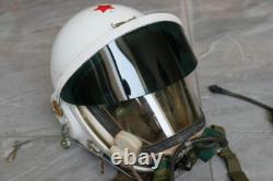 Early air force mig-21 pilot flight helmet, anti load fly suit dc-3