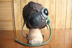 Early chinese Pilot Winter Leather Flight Helmet, aviation goggles, oxygen mask