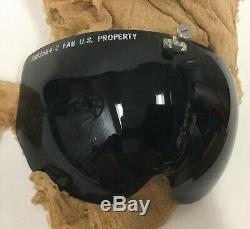 Early1959 dated visor in original box USAF Air Force HGU 2/P Pilot Flight Helmet